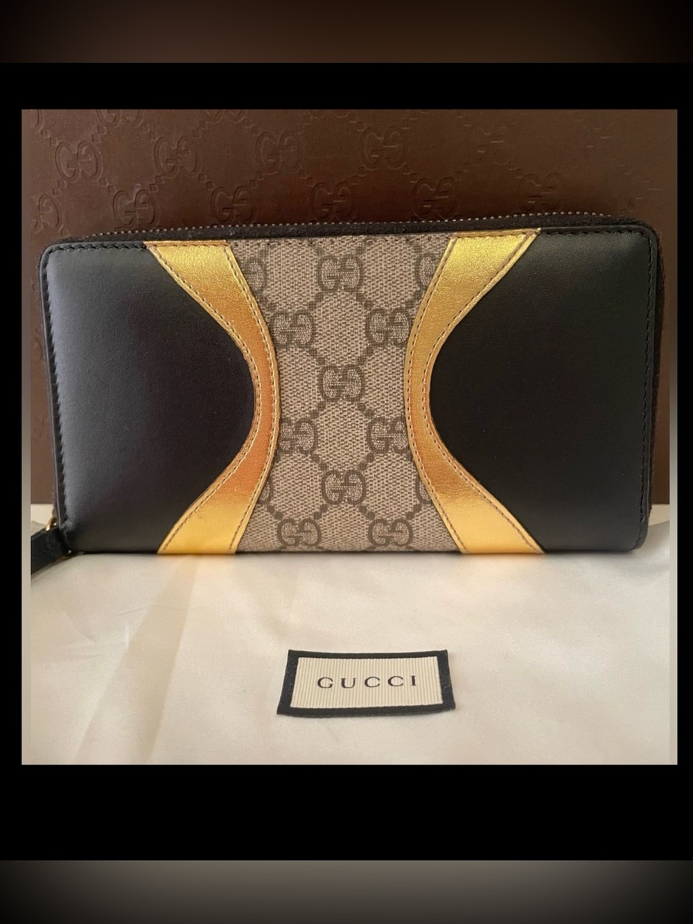 GUCCI monogram wallet Limited Edition,GG Osiride Collection